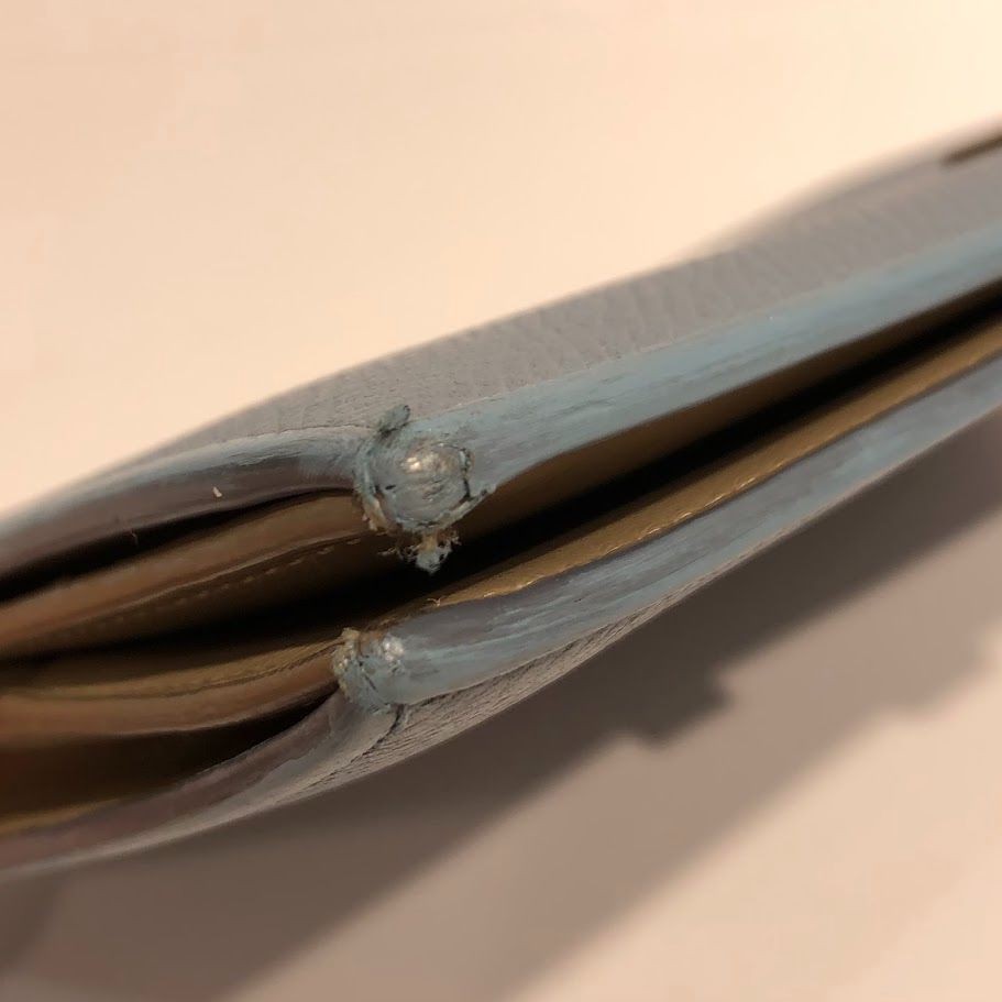 CELINE Large Multi Function Wallet Light Blue (99… - image 7