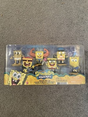 Just Play Hall Of Fame SpongeBob SquarePants 6 Piece Collectible Figure Set New