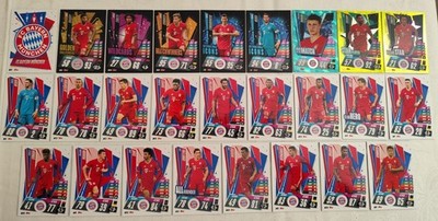 Match Attax 20/21 Bayern München Team Set Alle 26 Karten Full 2020/2021