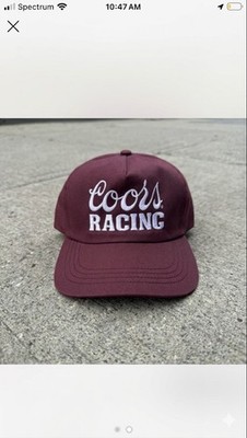 Coors Coors Racing Burgundy Cap Hat NASCAR League Auto Racing Team Gear
