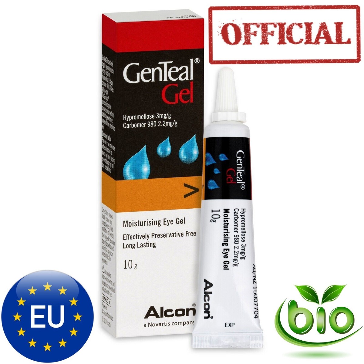 genteal lubricant eye gel side effects Genteal Gel BRAND NEW 1 Pack OFFICIAL Dry Eye Solution Herbals Lubricant 10g