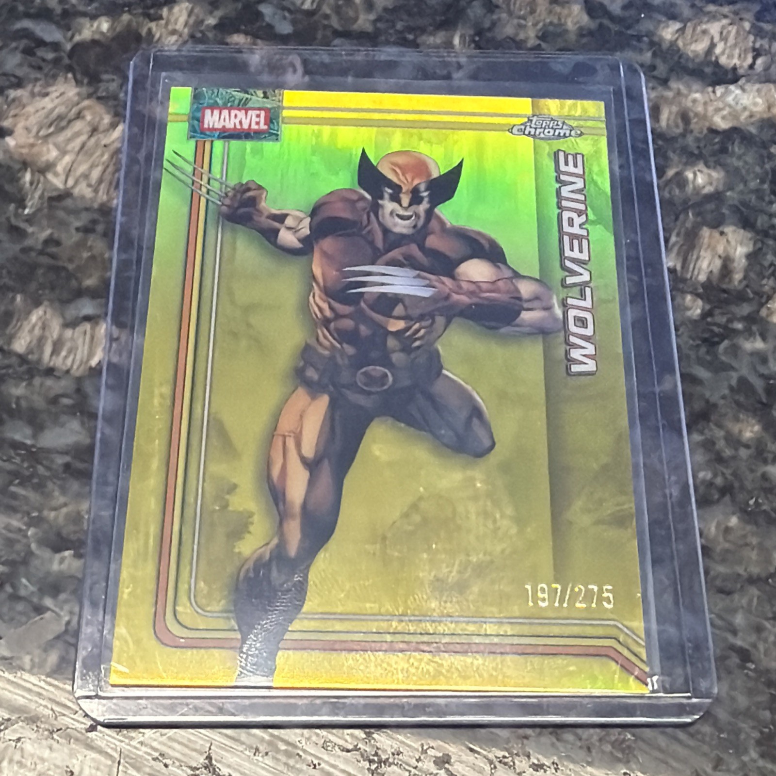 Wolverine  2026 Topps Chrome Marvel Comics Yellow Refractor 197 /275 #199