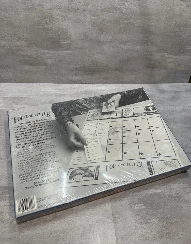 Vintage The Fortune Teller Board Game Pressman Collectible 1989 NIB - Image 2 of 4