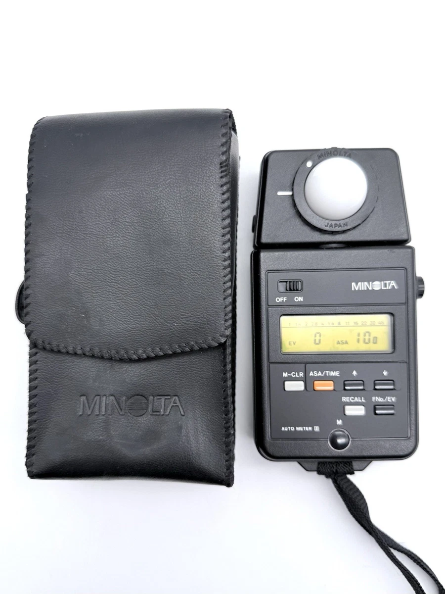 Minolta Light Meter Iii for sale - eBay