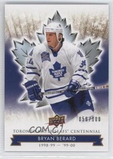 2017 Upper Deck Toronto Maple Leafs Centennial Gold 56/100 Bryan Berard #16 4p5