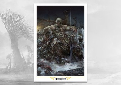 Conquest Iconic Art Print The Nords Svarthgalm Conquest Nords Tabletop NEU
