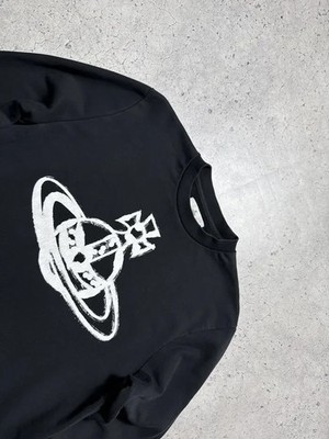 Vivienne Westwood Big Logo Black Sweatshirt Size S | eBay