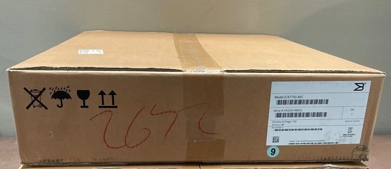 * NEW Brocade ICX7750-48C 48-Port 10GBase-T QSFP+ SFP+ Network Switch - Image 2 of 3