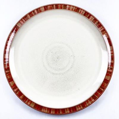 Denby Langley Fire Stripes DINNER PLATE  Stoneware 10.5  England Retired