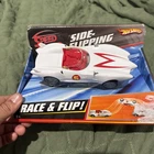 2007 Hot Wheels Speed Racer Mach 5 Side Flipping Race & Flip Car Vintage