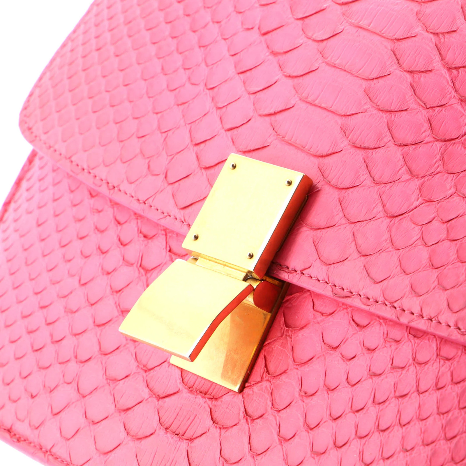 Celine Classic Box Bag Python Medium - image 7