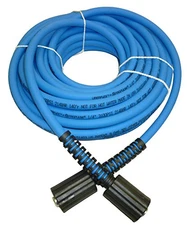 UBERFLEX Kink Resistant Pressure Washer Hose 1/4" x 50' 3,100 PSI with 2 22MM