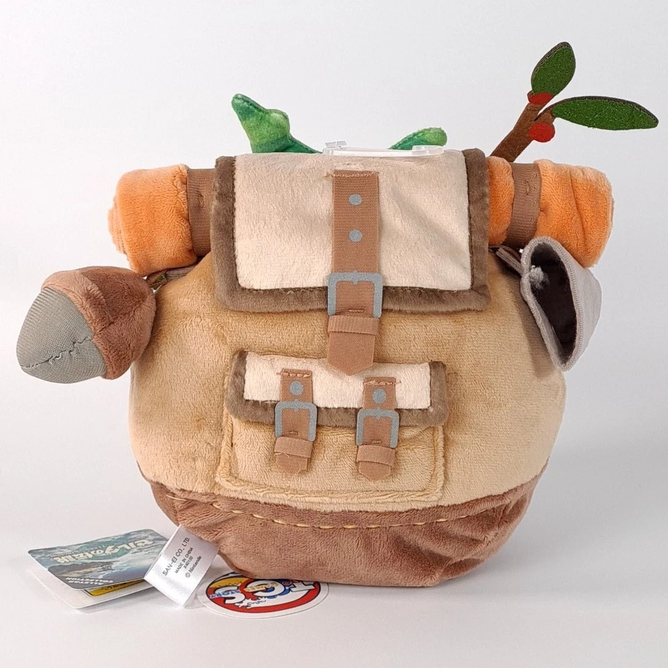 Plush peluche The Legend Of Zelda Tears Of The Kingdom Korok Backpack Brown Japa - Bild 2 von 4