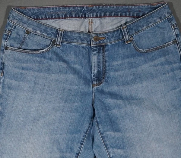 WL13451 FANTASTIC *****TALBOTS***** STRAIGHT LEG WOMENS BLUE JEANS sz16 REGULAR - Image 2 of 4