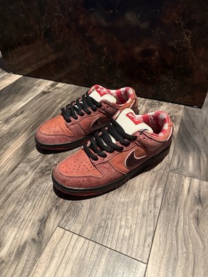 Nike x Concepts Dunk Low Pro Sb Premium Red Lobster Blue Supreme 313170-661 8.5