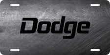 Premium Dodge Simulated Raw Industrial Metal Aluminum Vanity License Plate Gift Premium Dodge Simulated Raw Industrial Metal Aluminum Vanity License Plate Gift
