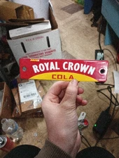 Porcelain Drink Royal Crown Cola Crate Tag
