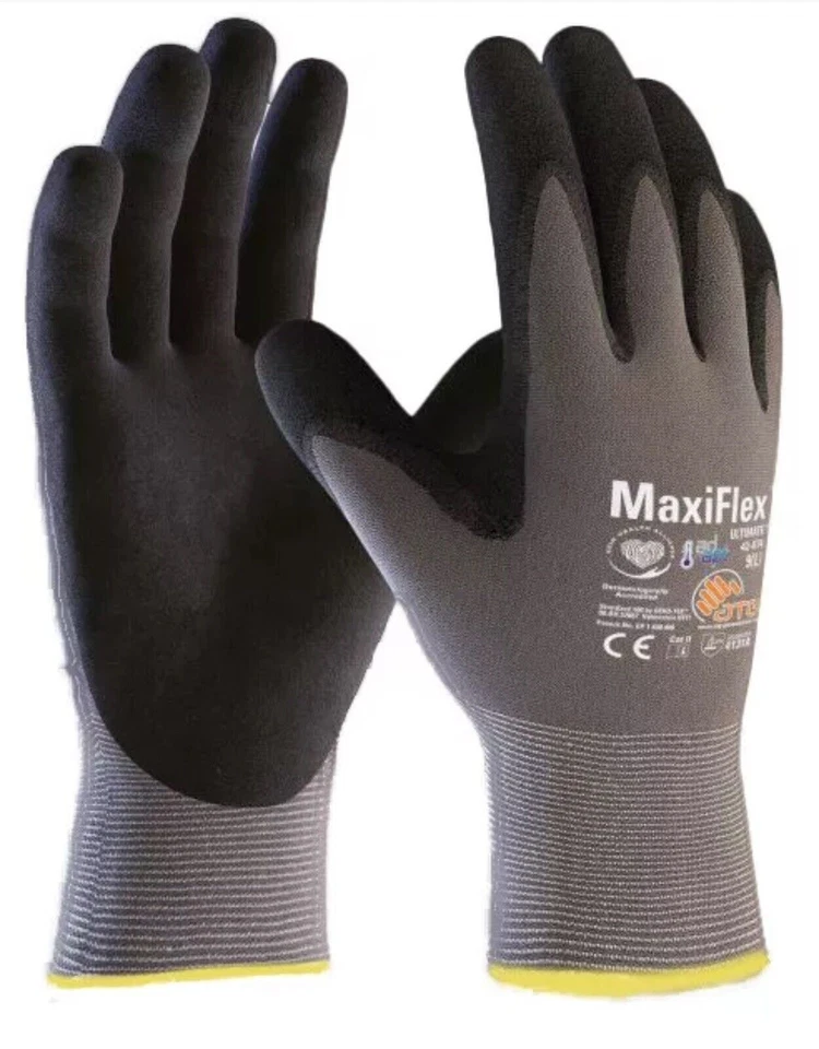 MaxiFlex Ultimate 34-874 Arbeitshandschuhe - ATG, Größe 11 XXL, 12 Paar Neu OVP