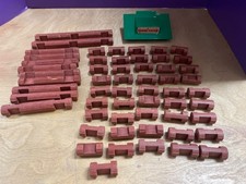 58 Piece MIXED LOT Lincoln Logs - Range Station