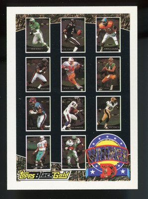 1993 Topps Black Gold D Exchange Winner Deion Sanders Brett Favre Thurman Thomas