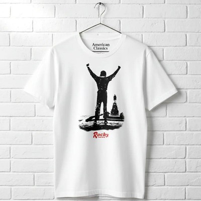 Rocky Victory Pose Silhouette Men's T Shirt