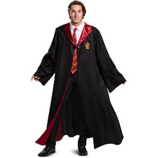 Disguise Licensed Harry Potter Gryffindor Robe Adult Prestige Costume 108009
