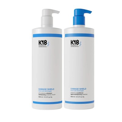 K18 Damage Shield Protective & Shampoo & Conditioner  31.5 fl oz.