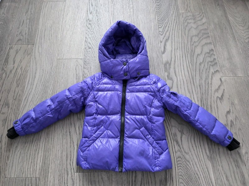 S13 Hot Purple Removable Hood Puffer Reversible Coat Size 2 Retail $180