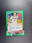 2025-26 Topps Bowman Chrome Auto Darrion Williams 1st Green Geometric /99 EF81