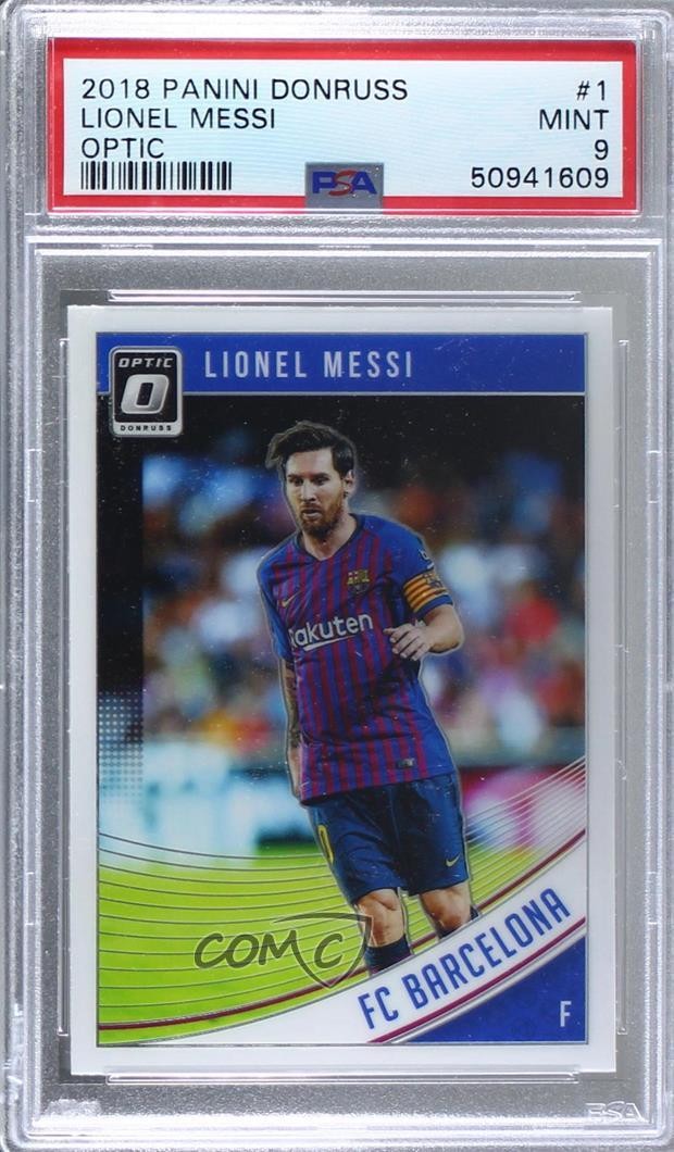2018-19 Panini Donruss Optic Lionel Messi #1 PSA 9 MINT qs9