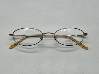 Cayla & Co. Sasha Brown Optical Quality Eyeglass Frame 48-18-135