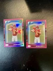 (2) 2024 Panini Donruss Optic #248 Jayden Daniels Pink Prizm Rated Rookie RC