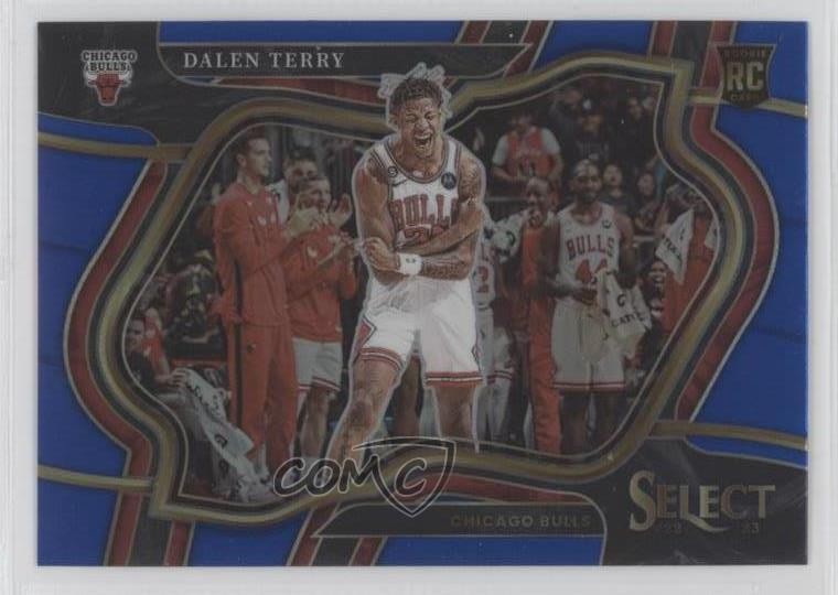2022-23 Panini Select Courtside Blue Prizm Dalen Terry #275 0j7y