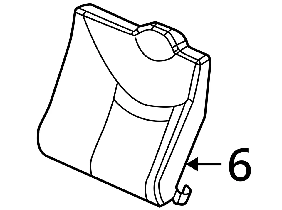 SE ADAPTA A 2003-2004 CUBIERTA DE IONES SATURN ASM R/ASIENTO BK CUSH 22723108 - NUEVO FABRICANTE DE EQUIPOS ORIGINALES 22723108 Foto 3 de 3