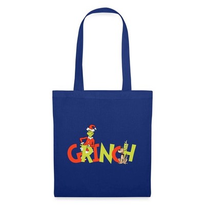 Der Grinch Schriftzug Mit Grinch & Hund Max Stoffbeutel