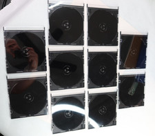 US 10 Pack Empty Game Case Box Single CD Jewel PS1 Dreamcast Replacement Case