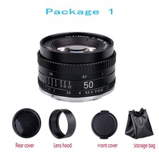 RISESPRAY 50MM F1.7 Metal HD Manual Full Frame LENS for Canon EF Mount Camera