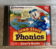 JumpStart Phonics PC CD-ROM 1999 Windows 95 98 Macintosh Ages 3-6 Vintage Game