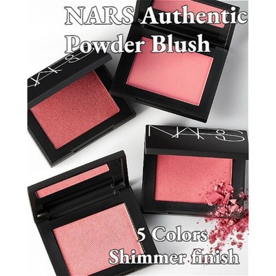 NARS Authentic Talc-Free Powder Blush Shimmer 0.17 oz 5 Colors are optional