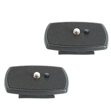 FEICHAO 2 Pack Quick Release Plate Camera Tripod Adapter Compatible with 60" ...