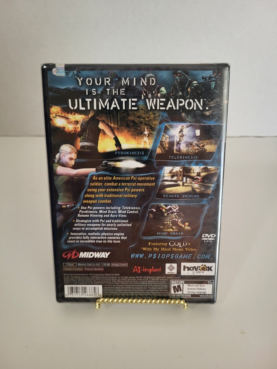 Psi-Ops: The Mindgate Conspiracy (Sony PlayStation 2, 2004) for