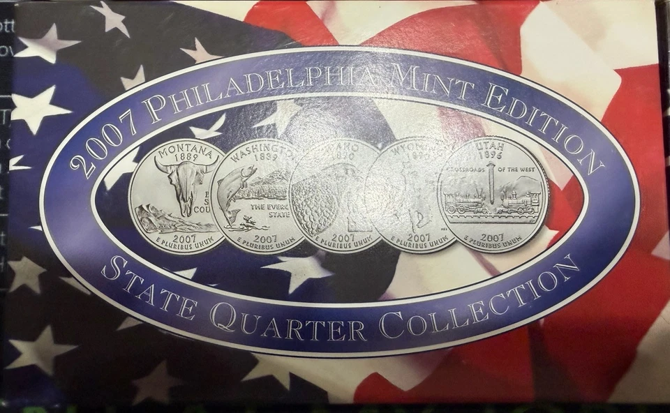2007 PLATINUM, GOLD, PHILLY & DENVER MINT EDITION STATE QUARTER with COA - Image 3 of 4