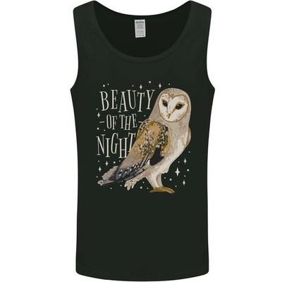 Beauty Of den Abend Eule Vögel Von Prey Herren Tanktop