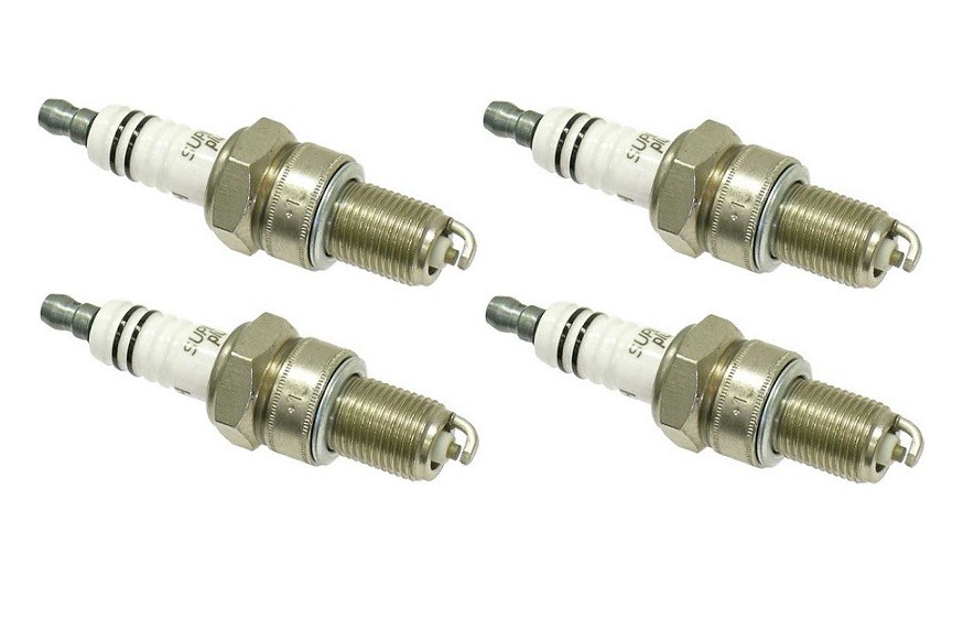 Set of 4 Spark Plug OEM BOSCH WR-7-DC 7900 for Mercedes-Benz 190B, 190SL