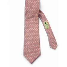 Vineyard Vines Novelty Mens 100 Silk Tie Necktie Pink Snail Martha's Vineyard