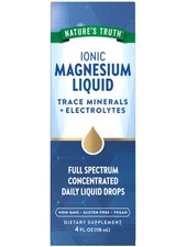 Ionic Magnesium Liquid 4 Oz | Trace Minerals & Electrolytes | by Nature's Truth 