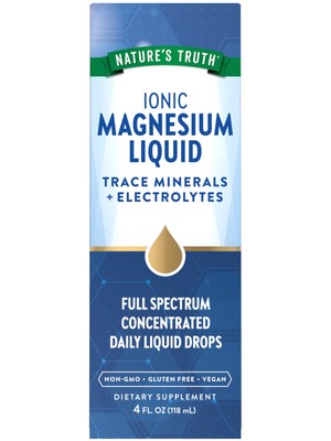 Ionic Magnesium Liquid 4 Oz | Trace Minerals & Electrolytes | by Nature's Truth 