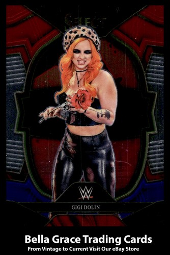 2023 Panini Select WWE Gigi Dolin #83 NXT Red & Blue Wrestling