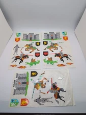 mrs. grossman's stickers lot Castle Knight Riding Horse Dragon Shields 2006