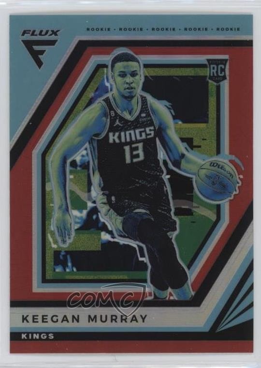 2022-23 Panini Flux Rookies Red Prizm Keegan Murray #228 12xy